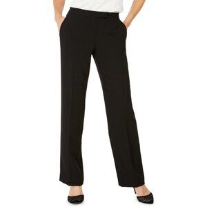 Kasper Black Straight Leg Women's Pants